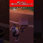 【Fortnite】新アイテム？一部スキンでしか見れないバグ！ #shorts #fortnite #フォートナイト