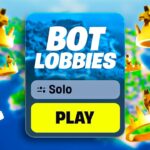 How To Get BOT LOBBIES in Fortnite RELOAD For CROWN WINS + XP! (EASY)