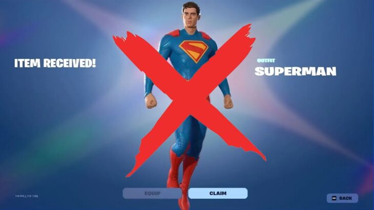Where is Superman skin in fortnite ? How to get Superman skin ? Bugged