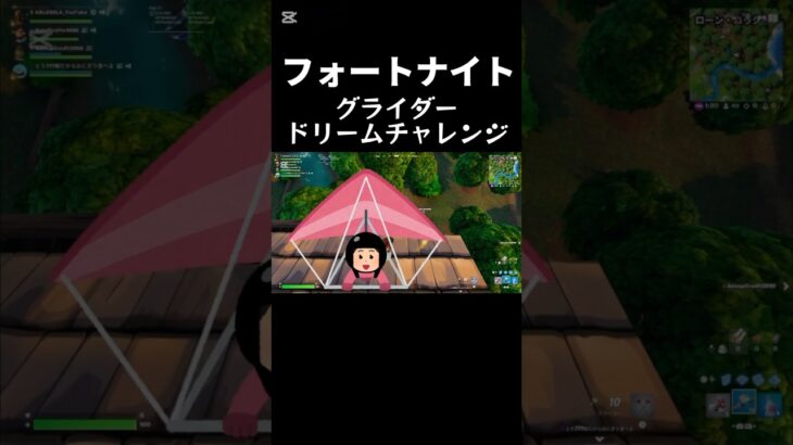 グライダーキャッチチャレンジ　#フォートナイト #fortnite #shorts #チャレンジ #グライダー