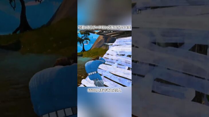 可愛くて小さいスキンが強すぎる(？)笑#フォートナイト #fortnite #shorts