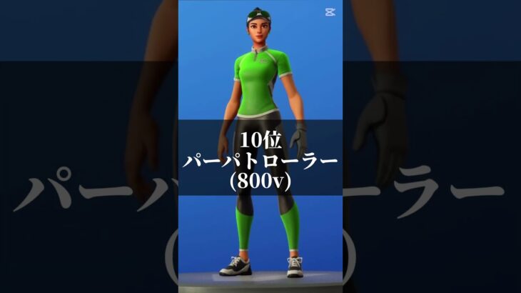 好きなスキンランキング#shorts #おすすめ #fortnite #フォートナイト