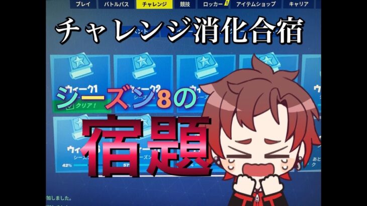 【フォートナイト】チャレンジ消化合宿