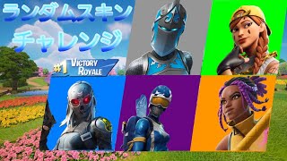 【フォートナイト】ランダムスキンチャレンジ！