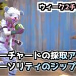 【フォートナイトチャレンジ】ウィーク2チャレンジ”オーチャードの採取アイテム・ジップライン他”