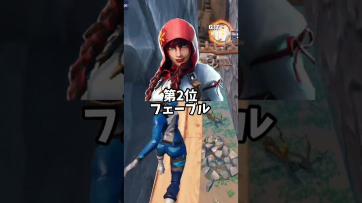 もう2度手に入らない…‼︎バトルパスの可愛いスキンランキングTOP3【フォートナイト】#shorts