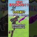 どっちを選ぶ？？運命の2択チャレンジで生き残れ！！！！【フォートナイト/ゆっくり実況/fortnite/ふぉとな/フォトナ】#shorts　#fortnitefunny