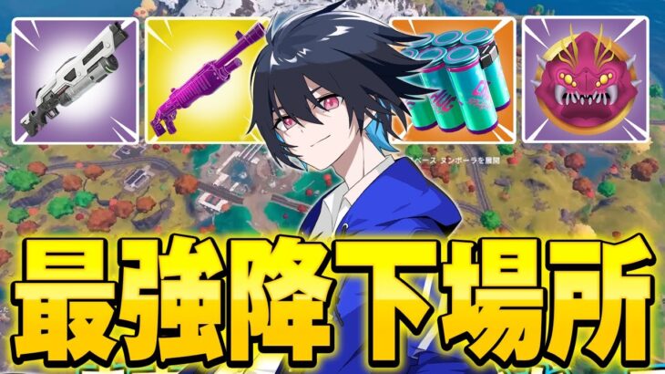 【全4選】新シーズンのオススメ降下場所を紹介します！【フォートナイト/Fortnite】