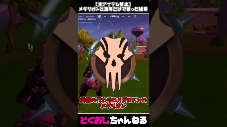 【全アイテム禁止】メダリオンと恵みだけで戦った結果 #フォートナイト #FORTNITE #ゆっくり実況