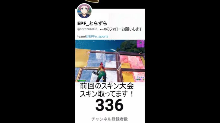 [Fortnite] スキン大会やる！！コメント全部読みます！初見さん大歓迎！