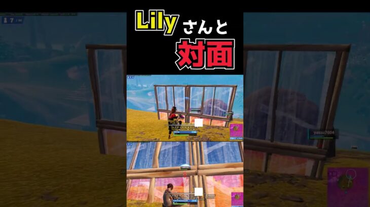【フォートナイト】ランクでLilyさんと対面！！