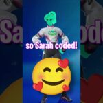 Sarah got an ICON SKIN?!