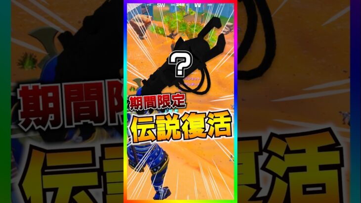 期間限定復活‼️伝説のぶっ壊れ武器復活‼️ワンパンできちゃう伝説の最強武器ザップトロンが帰ってきた‼️【フォートナイト/fortnite】