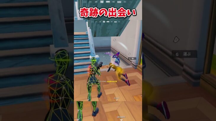 この出会いは奇跡だと思う【フォートナイト/ゆっくり実況/fortnite/ふぉとな/フォトナ】#shorts　#fortnitefunny