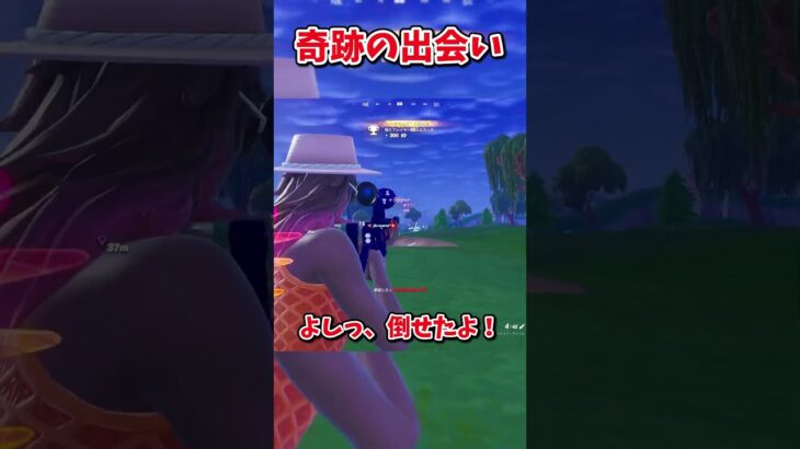 この出会いは奇跡だと思う【フォートナイト/ゆっくり実況/fortnite/ふぉとな/フォトナ】#shorts　#fortnitefunny