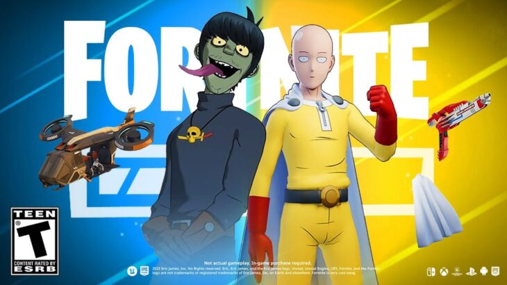 「フォートナイト」v37.10まとめ！無料スキン＆ワンパンマンコラボの詳細が判明…
