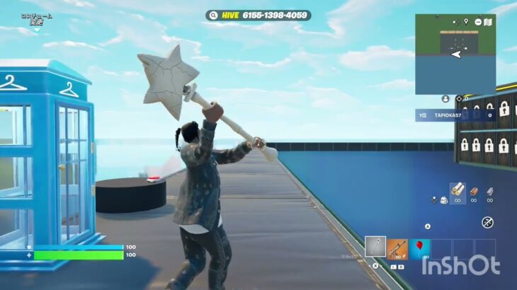 フォートナイトの全ての銃で1v1で、金のアイスのアスレを簡単にクリアする方法！