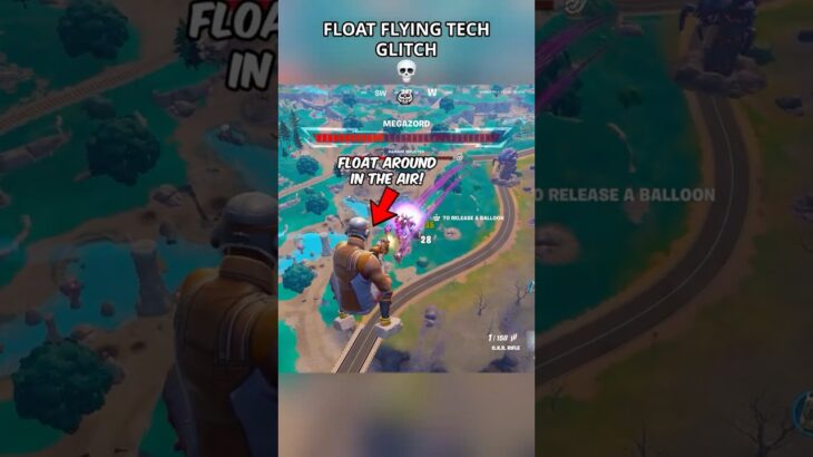 FLOATING FLY TECH GLITCH in Fortnite Season 4😳 (Chapter 6) #fortnite #foryou #shortsfeed #fy
