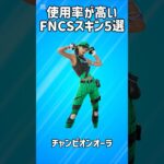 【大会】使用率が高いFNCSスキン5選!!【フォートナイト/Fortnite】