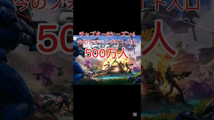 フォートナイトの人口がどんどん減っていっている😢 #フォートナイト FNJPNewsさんの画像をお借りさせて頂きました