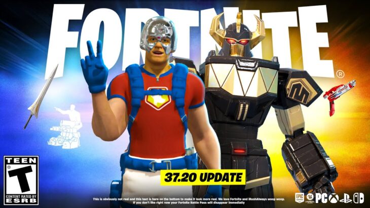 FORTNITE MEGAZORD UPDATE! (37.20)