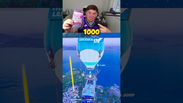 First to get a High Five Wins 1,000 Vbucks 😳
