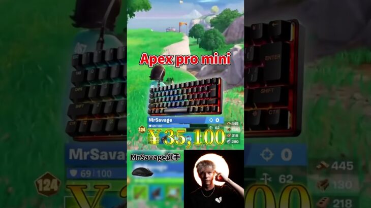 世界大会出場者Mrsavage選手のデバイス紹介！#フォートナイト#fortnite  #shorts #フォートナイト