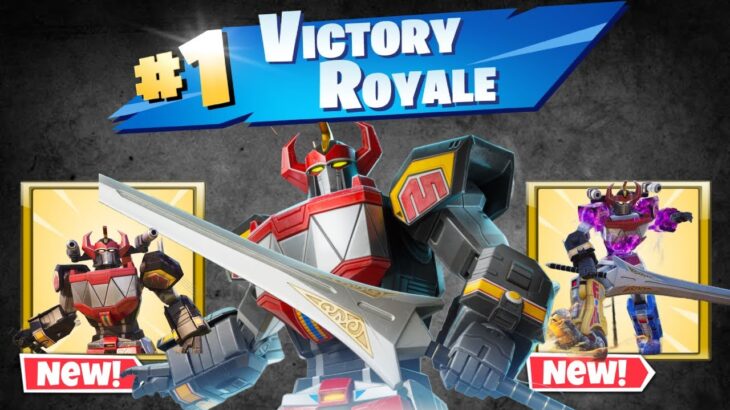 We Got The NEW MEGAZORD Boss In Fortnite!