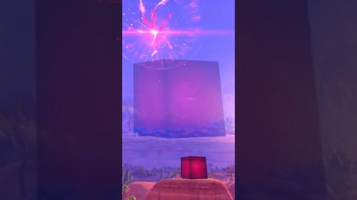 ミニワンタイムで赤キューブが登場…#フォートナイト #fortnite #shorts