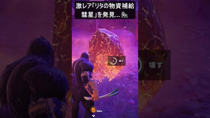 激レア「リタの物資補給彗星」を発見…#フォートナイト #fortnite #shorts