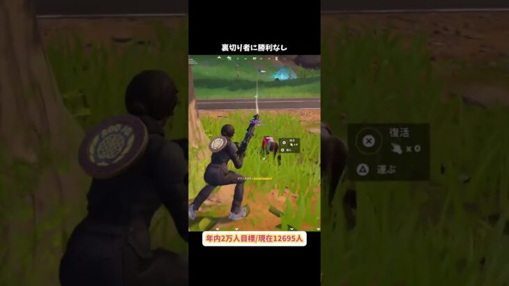 裏切り者に勝利なし#フォートナイト #fortnite #shorts