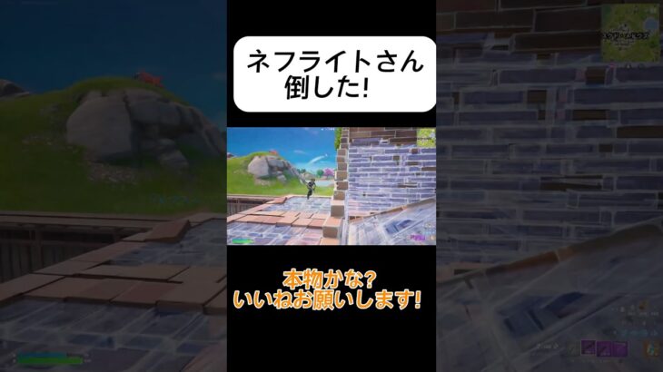 【フォートナイト】ネフライトさん倒した！本物かな？？ #フォートナイト #fortniteclips #fortnite #cs #ランク #ネフライト