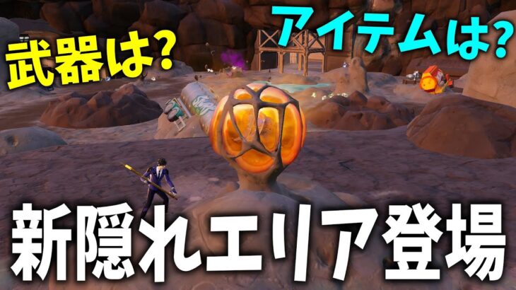 アプデで最強隠れエリアが登場して虫の宝箱が… 【フォートナイト】【ゼロビルド】