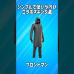 【人気】シンプルで使いやすいコラボスキン5選!!【フォートナイト/Fortnite】
