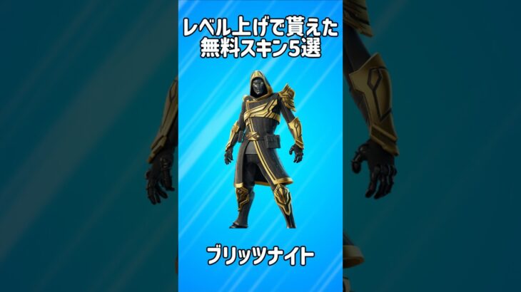 【無料】レベル上げで貰えた無料スキン5選!!【フォートナイト/Fortnite】