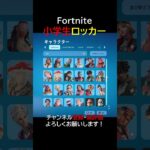 小学生のロッカー紹介（コスチューム）【フォートナイト/Fortnite】