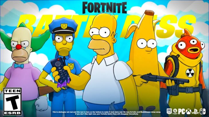 Fortnite Simpsons Battle Pass Overview Trailer