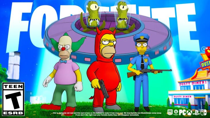 Fortnite Simpsons Battle Pass Trailer