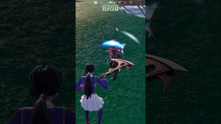【フォートナイト】エンジョイ勢がランダムツルハシチャレンジをしたらHP90 #shorts