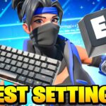 *NEW* Best Keyboard SETTINGS in Chapter 6 Season 4 + Sensitivity (Fortnite Tutorial)