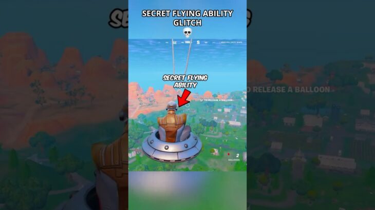 SECRET FLYING ABILITY GLITCH in Fortnite Season 4😳 (Chapter 6) #fortnite #foryou #shortsfeed #fy