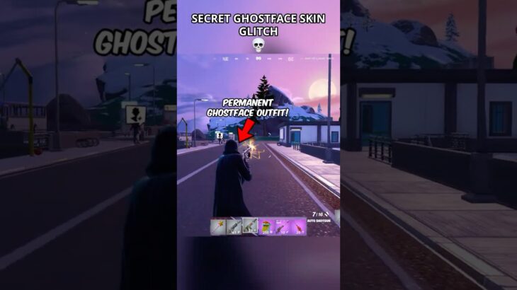 SECRET GHOSTFACE SKIN GLITCH in Fortnite Season 4😳 (Chapter 6) #fortnite #foryou #shortsfeed #fy