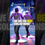 The RAREST Collab Skins In Fortnite. #shorts