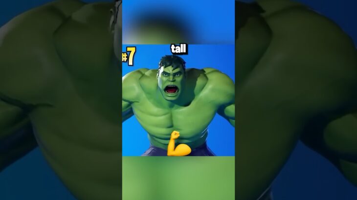 The Shortest Fortnite Skin 😱…
