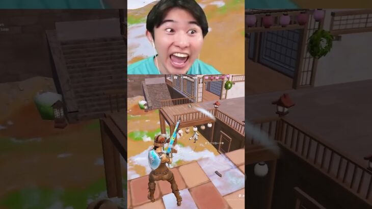 まさかのチーターに出会ってしまった #fortnite #フォートナイト