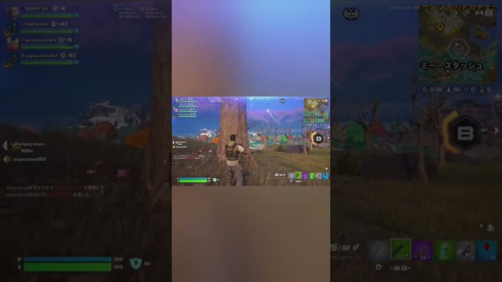 初期スキンでロボット変身🤖 #フォートナイト #fortnite