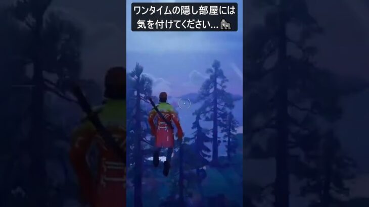 ワンタイムの隠し部屋には気を付けてください…#フォートナイト #fortnite #shorts