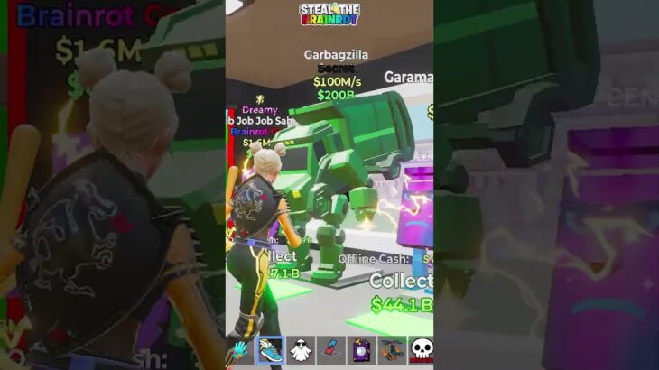 ドラゴン・クモ越え！1秒で100M稼ぐバケモノゲット！？【フォートナイト/Fortnite】 #ブレインロット #brainrot #stealthebrainrot