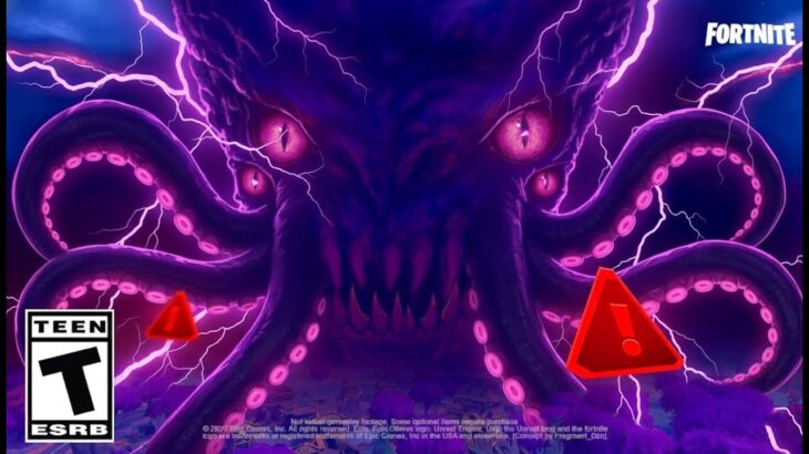 12時開始!!ワンタイムイベント「ようこそ、エイリアンの君主たちよ」みんなで見よう！【フォートナイト】