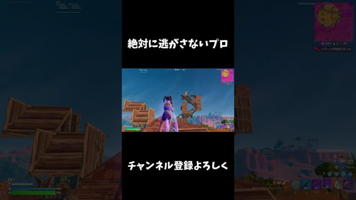 プロゲーマーからは逃げられない…【フォートナイト/FORTNITE】